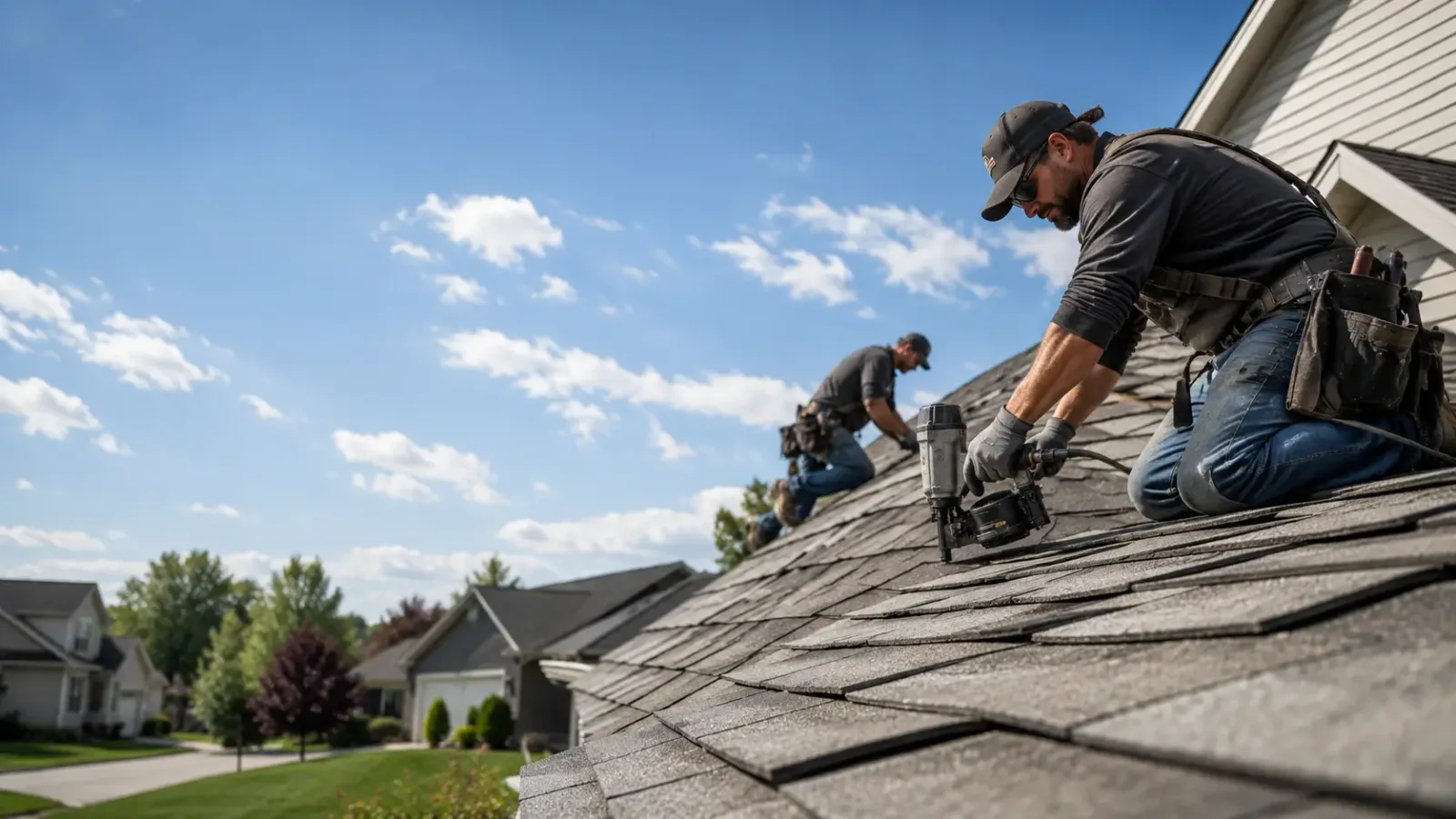 Storm Damage Roof Repair in Mayfield, KS near me